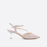 Purpdrank - Women Belle Elegant Fairy Wind Pointed Toe Heeled Pumps