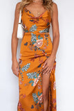 Purpdrank - Pleated Bust SlitSlip Dress