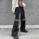 Purpdrank - Cool Women Loose Vintage Pants Girl Fashion Harajuku Baggy Jeans Casual Funny Clothing Ins Gothic Trousers Summer Straight Jeans