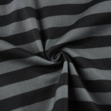 Purpdrank - Goth Print Tops Stripe Cute Y2K T-Shirts Dark Academia Techwear Button Up V Neck Half Sleeve Sweat Shirts Grunge Tees