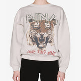 Purpdrank - Letter Embroidery White Crewneck Sweatshirt Women Winter Tops Oversized Cool Girls Streetwear New Korean Fashion Pullover Casual