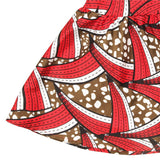 Purpdrank - Womens African Ankara Print Maxi Dress Traditional Casual Outfits Attire Fashion Lotus Sleeve V Neck African Dresses Women