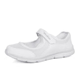 Purpdrank - Women's Sneakers Flat Casual Shoes Mesh Fashion Walking Summer Shoes For Women White Round Head Soft Light Ladies Footwear