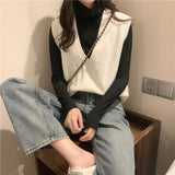 Purpdrank - New Women's Autumn Winter Turtleneck Pullovers Sweater Woman Primer Shirt Long Sleeve Short Slim-fit tight Jumper Top Solid