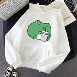 Purpdrank - Springtime Skateboard frog oversized Sweatshirt men and women's  Hoodies Harajuku Warm Pullover Womens Korean Style Hoodie