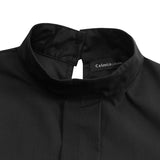 Purpdrank - Fashion Women Big Lantern Sleeve Blouses Elegant Office Blusas Autumn Stand Collar Work Casual Solid Vintage Tops