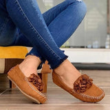 Purpdrank - Women Shoes 2023  Handmade Ethnic Women Flats Leather Shoes Flat Flower Moccasins Soft Bottom Loafers Slip on Ladies Shoes Loafer