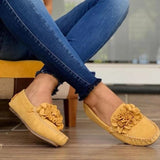 Purpdrank - Women Shoes 2023  Handmade Ethnic Women Flats Leather Shoes Flat Flower Moccasins Soft Bottom Loafers Slip on Ladies Shoes Loafer