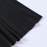 Purpdrank - Sexy Black Mesh Patchwork Strapless Corset Maxi DressesWomen Summer Sleeveless Bodycon Split See Through Party Club Dress