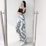 Purpdrank - Cool Women Loose Vintage Pants Girl Fashion Harajuku Baggy Jeans Casual Funny Clothing Ins Gothic Trousers Summer Straight Jeans