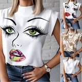 Purpdrank - Fashion Print Blouse Shirt Women Casual O-Neck Summer Womens Tops And Blouses Camiseta Mujer Ladies Shirts Woman Clothes Blusas