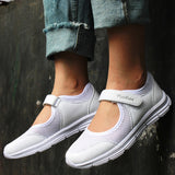 Purpdrank - New Women Flats 2023 Spring Summer Ladies Mesh Flat Shoes Women Soft Breathable Sneakers Women Casual Shoes Zapatos De Mujer