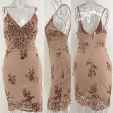 Purpdrank - Sexy club outfits Sequin Summer Dress Women Mini Black bodycon Party dress vintage woman sukienki Dresses vestidos clothes