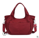 Purpdrank - Waterproof Women Handbag Casual Large Capacity Shoulder Hobos Bag Nylon Lady Tote Luxury Top-handle Design Female Crossbody Bag