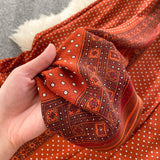 Purpdrank - Spring Autumn Women's Holiday Dress 2023 New Thin Chiffon Retro Print Lace-up Waist Slim Long Dress for Women