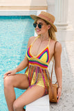 Purpdrank - Crochet Hollow Out Tassel Beach Cover Up Sexy Women Mini Tops Beachwear Bikini Swimwear Bathing Suit Cover Up