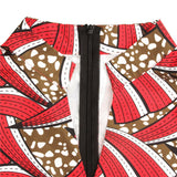 Purpdrank - Womens African Ankara Print Maxi Dress Traditional Casual Outfits Attire Fashion Lotus Sleeve V Neck African Dresses Women