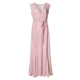 Purpdrank - Women Summer Dress Floral Print Maxi Dresses Bohemian Hippie Beach Long Dress Women's Clothing vestidos de verano