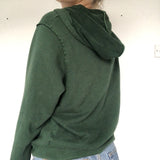 Purpdrank - Y2K Aesthetic Women Hoodies with Pockets 90s Vintage Graphic Printed Zipper Coat Top E-girl Sweatshirt Green Autumn fairy grunge