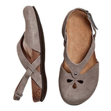 Purpdrank - Women Sandals Summer Ladies Girls Comfortable Ankle Hollow Round Toe Sandals Woman Soft Beach Sole Female Shoes Plus Size