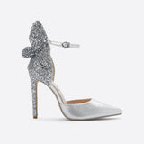 Purpdrank - Women Butterfly Decorated High Heels