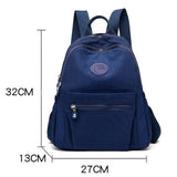 Purpdrank - New Multifunction Women Handbag and Back Bags Waterproof Nylon Fashion Female messenger bag Laptop Back pack Girls School Bags