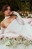 Purpdrank - New Mesh Transparent Women Dresses Double Layer Sexy Elegant Slim Bodycon Party Outfit Knee Length Pleated Evening Dress