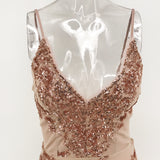 Purpdrank - Sexy club outfits Sequin Summer Dress Women Mini Black bodycon Party dress vintage woman sukienki Dresses vestidos clothes