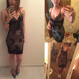 Purpdrank - Sexy club outfits Sequin Summer Dress Women Mini Black bodycon Party dress vintage woman sukienki Dresses vestidos clothes