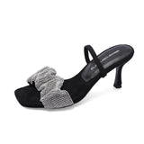 Purpdrank - Fashion Women Sandals Open Toe Party Pumps Thin High Heels Elegant Nightclub Dress Shoes High Quality Sandals Pumps
