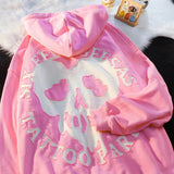 Purpdrank - New y2k retro letter fashion embroidery hoodie woman new sweatshirt women Vintage autumn winter loose Casual couple jacket ins
