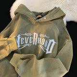 Purpdrank - New y2k retro letter fashion embroidery hoodie woman new sweatshirt women Vintage autumn winter loose Casual couple jacket ins