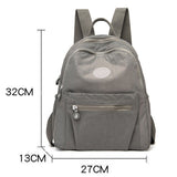 Purpdrank - New Multifunction Women Handbag and Back Bags Waterproof Nylon Fashion Female messenger bag Laptop Back pack Girls School Bags