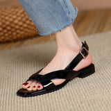 Purpdrank - Large Size 42 Outer Wear Sandals Summer New Fish Mouth Shoes Women's Soft Bottom Non-slip All-match Shoes