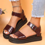 Purpdrank - Women Sandals Summer Casual Shoes For Women Heels Sandalias Mujer Platform Shoes For Summer Footwear Female Flat Heeled Shoes