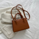 Purpdrank - New Square Crossbody Bags For Women Fashion Handbags And Purses Ladies Shoulder Bag Small Top Handle Bags
