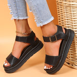 Purpdrank - Women Sandals Summer Casual Shoes For Women Heels Sandalias Mujer Platform Shoes For Summer Footwear Female Flat Heeled Shoes