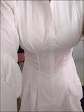Purpdrank - Office Ladies White Wrap Shirt Dress Women Korean Style Kpop Bandage Designer Short Dresses Party Fashion