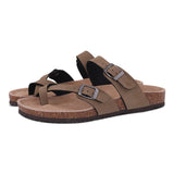 Purpdrank - Fashion Women's Suede Mules Slippers Boston Clogs Cork Insole Sandals With Arch Support Outdoor Beach Slides Home Shoes
