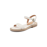 Purpdrank - New Summer Sandals Women Shoes Open Toe Chunky Heels Sandals for Women Handmade Versatile Low Heel Sandals Shoes Zapatos Mujer