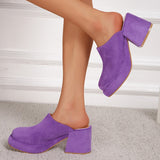 Purpdrank - Summer Shoes Clogs Wedge Roman Sandals Suit Female Beige Women's Heels Muffins shoe Comfort Platform Gladiator Black Girls