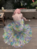 Purpdrank - 2023 Summer Elegant Beach Midi Dress Women Casual Sleeveless Strap Sundress Office Lady Even Party One Piece Dress Korean Chic