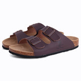 Purpdrank - Fashion Women's Suede Mules Slippers Boston Clogs Cork Insole Sandals With Arch Support Outdoor Beach Slides Home Shoes