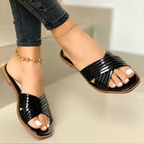 Purpdrank - Women Sandals Summer Shoes For Women Flat Sandals Slip On Beach Slipper Summer Footwear Female 2023 Indoor Outdoor Zapatos Mujer
