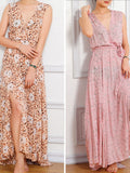 Purpdrank - Women Summer Dress Floral Print Maxi Dresses Bohemian Hippie Beach Long Dress Women's Clothing vestidos de verano