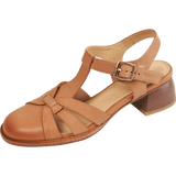 Purpdrank - Genuine Leather Women Sandals Casual Round Toe Buckle Strap GLADIATOR Shoes New Summer Shoes Retro Style Toe heel Sandals