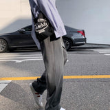 Purpdrank - Women Suit Pants Spring Office Lady Long Trousers New Autumn Solid Loose High Waist Pant Vestodo Female Pants
