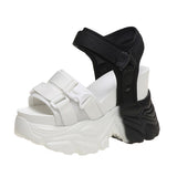 Purpdrank - High Heels Sandals Women Shoes New Summer Wedges Height Increasing 11cm Ladies Sandal Platform Chunky Shoes Sandalias Mujer