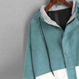 Purpdrank - Outerwear Coats Jackets Corduroy Patchwork Oversize Jackets Autumn Jacket Women Chaqueta Mujer Ceket Streetwear Coat Windbreaker
