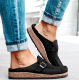 Purpdrank - New  Women Retro Shoes Slip on Mules Ladies Comfort Flats Female New Plus Size 43 Casual Men Summer Flat Clogs Zapatos Mujer